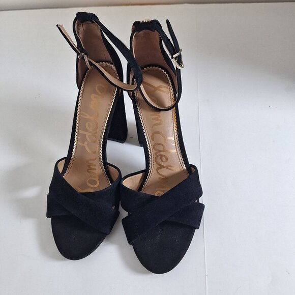 Sam Edelman Shoes - Sam Edelman Lucia ankle strap open toe heel size 9